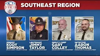 2025 Oklahoma Officer of the Year - Southeast Regional Winners