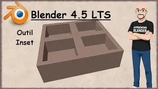 Blender 4.5 Tuto Français - Outil Inset (Episode 25)