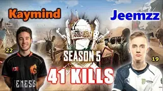 Genesis Kaymind & Team Liquid Jeemzz - 41 KILLS - PUBG GODS vs SQUADS!
