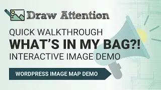 What's In My Bag?! Image Map Setup + Demo | WordPress Interactive Image Plugin | WP Draw Attention