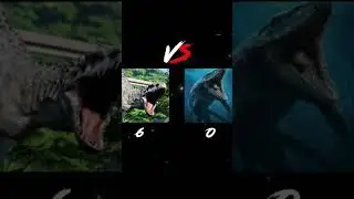Indominus rex vs mosasaurus #dinosaur #jurassicworld