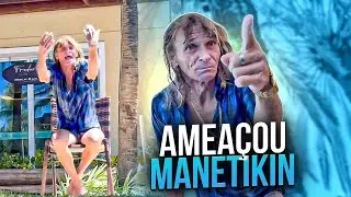 FALA FINA FICOU IRADO COM MANE E DIDINHO POR TOMAR ÁGUA DA PISCINA NO COCO | DIDINHO 