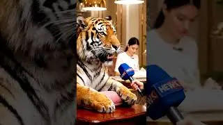 Видео сгенерировпно с помощью нейросети #cat #нейросетьзахватитмир #видео #ии #veo3 #юмор #animals