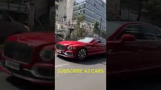 SPOTTED MOST LUXURIOUS SEDAN CAR BENTLEY FLYING SPUR RED BEAUTY 2022 |AS CARS| #bentley #flyingspur