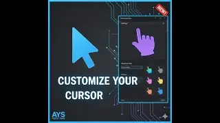 Customizing your cursor.