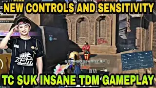 TC Suk new controls & sensitivity | Tc suk Insane TDM Gameplay | Tc suk pubg mobile |