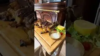 Delicious Aged Tomahawk Steak Served Italian Style in Florence! #italy #firenze #food #foodvlog