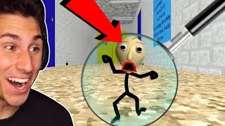 I SHRUNK BALDI! | Baldi's Basics Mod