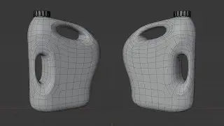 Oil Bottle - 3D PRODUCT MODELING - Clean Mesh -Blender 3d [P4]