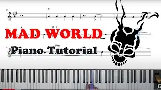 Mad World (easy piano tutorial)