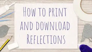 How to print and download Two Red Robins Reflections