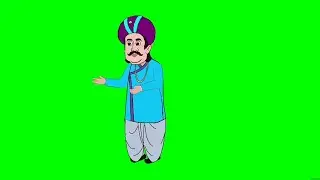 beerbal green screen cartoon । no copyright green screen