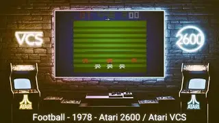 Football - 1978 - Atari 2600 ( Atari VCS )
