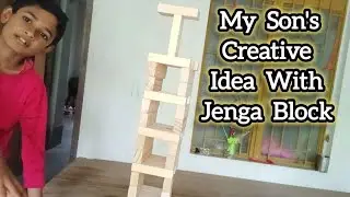 Jenga Building Ideas | Creative building with wooden jenga block