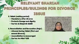Islamic Theology ABS 10203 Group Presentation (DIVORCE CASES IN MALAYSIA)