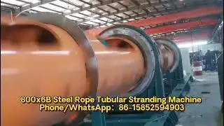 800X6Bobbin Steel Rope Stranding Machine