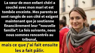 La sœur de mon enfant chéri a couché avec mon mari et est tombée enceinte. Mes parents se sont