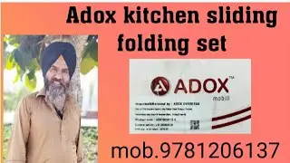 Bs solid wood work #sliding folding set#kitchen dish rack#Adox sliding folding set