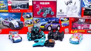 Unboxing RC 8-Wheel Stunt Car 2.4GHz, 150 S.W.A.T. Police Car 1:32, RC Tank 4WD