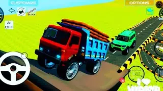 Full loaded dumper and 4×4 scorpio ♏ drive gaming video✴️ #dumper#scorpio#4×4scorpio#truck#gameplay