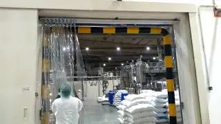 Accordion sliding pvc strip curtains Chennai, India, Bangalore