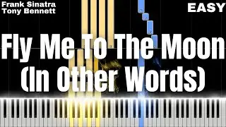 Fly Me To The Moon (In Other Words) | EASY Jazz Piano Tutorial for Beginners