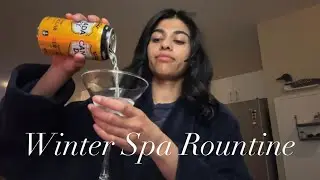 I attempted a Pinterest Winter Spa Routine **relaxing**