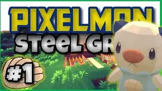 Pixelmon 4.0.7 Adventure Map PIXELMON STEEL GREY Episode 1 ► SCALCHOP MASTER