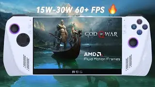 Asus Rog Ally Z1 Extreme God Of War (2018) Performance Test