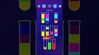 Water sort club Level 611 to 615 Gameplay 