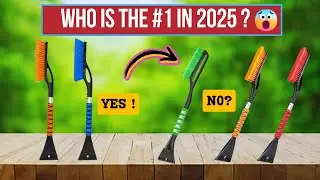 Best Snow Brush with Ice Scraper 2025  for Fast & Easy Ice Removal!