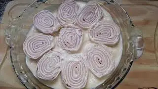 RONDELLI DE FRANGO E DE QUEIJO COM PRESUNTO NA MASSA DE PASTEL - COZINHANDO COM A MEIGA.