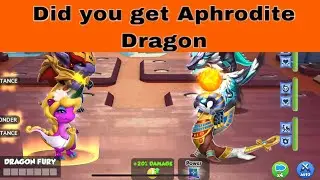 Did you get aphrodite dragon ? || Dragon mania legends