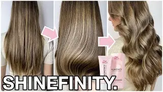 SHINEFINITY... новинка от Wella — не осыпается, блестит как блеск. Цвет волос, как никогда раньше!?