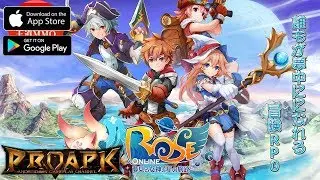 ROSE Online Mobile Gameplay Android / iOS (Open World MMORPG) (JP)