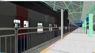 OpenBVE 서울지하철 1호선 영등포역 중저항 1B73편성 구로행 발차영상