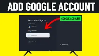 Как войти в аккаунт Google на Smart TV || Добавьте аккаунт Google на свой телевизор