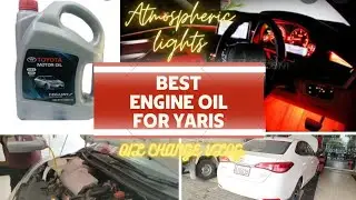 ENGINE OIL CHANGE VLOG | ATMOSPHERIC LIGHTS | BEST ENGINE OIL FOR TOYOTA YARIS | TAGLON X