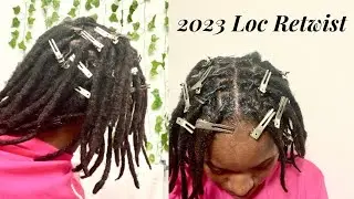 NO GEL LOC RETWIST | Detailed Step-by-Step Tutorial