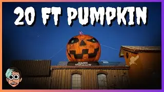 👻Wellcomer - 20Ft Pumpkin Inflatable Unboxing/Setup!🎃