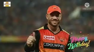 #DavidWarnerBirthday Happy Birthday David Warner 27th October Whatsapp Fullscreen Status|| #Shorts