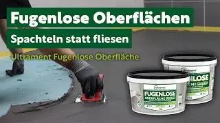 Kreative Gestaltung f&uuml;r Wand und Boden | Ultrament Fugenlose Oberfl&auml;che