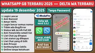 Последнее обновление WhatsApp Delta v3.3.2 от 19 декабря 2025 г. ⚡Скачать WA GB Stable Anti Ban Fix