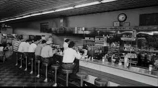 American Diner, French Food (50's/60's music)  - Suavo