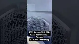 2025 Tacoma TRD Off Road, багажное отделение для заднего пассажира и динамик JBL #шорты #toyota #...