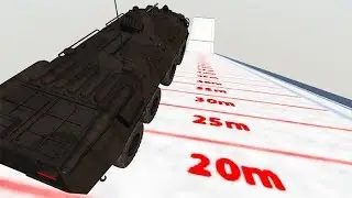 Beamng drive - Ski Jumping High Speed Car Jumps #3