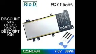 7.6V  38Wh C21N1434 Laptop Battery for ASUS Z450 Z450LA Z450UA Z450LA-WX006T Z550MA Z550MA-XX005T 7.
