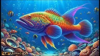 Ocean Wildlife 4K 🌊| Nature Animals Under The Ocean - Calming Piano Music #geography​#russia​ #usa​