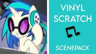 Vinyl Scratch Scene Pack 🎵🎧 || My Little Pony Edit Material (1080p)