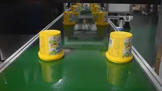 IML 1L round container with handle and safety lock